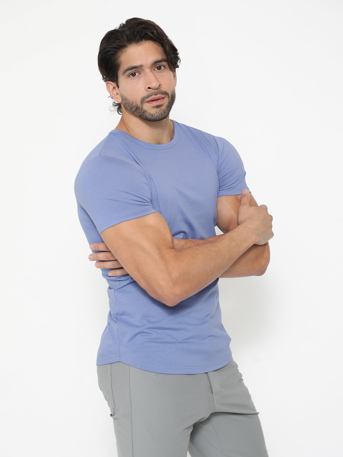 All Day Elite Curve-Hem Tee Kortermet – Aktiv passform